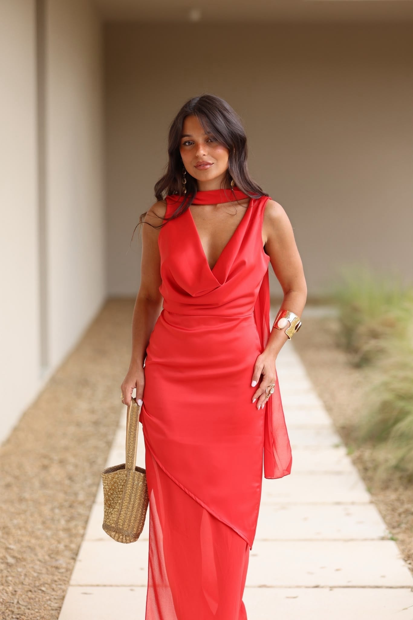 Rosalie Red Dress