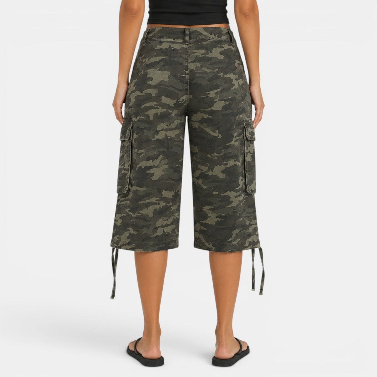 FLORA - Bermudas cargo camuflaje, imagen 3