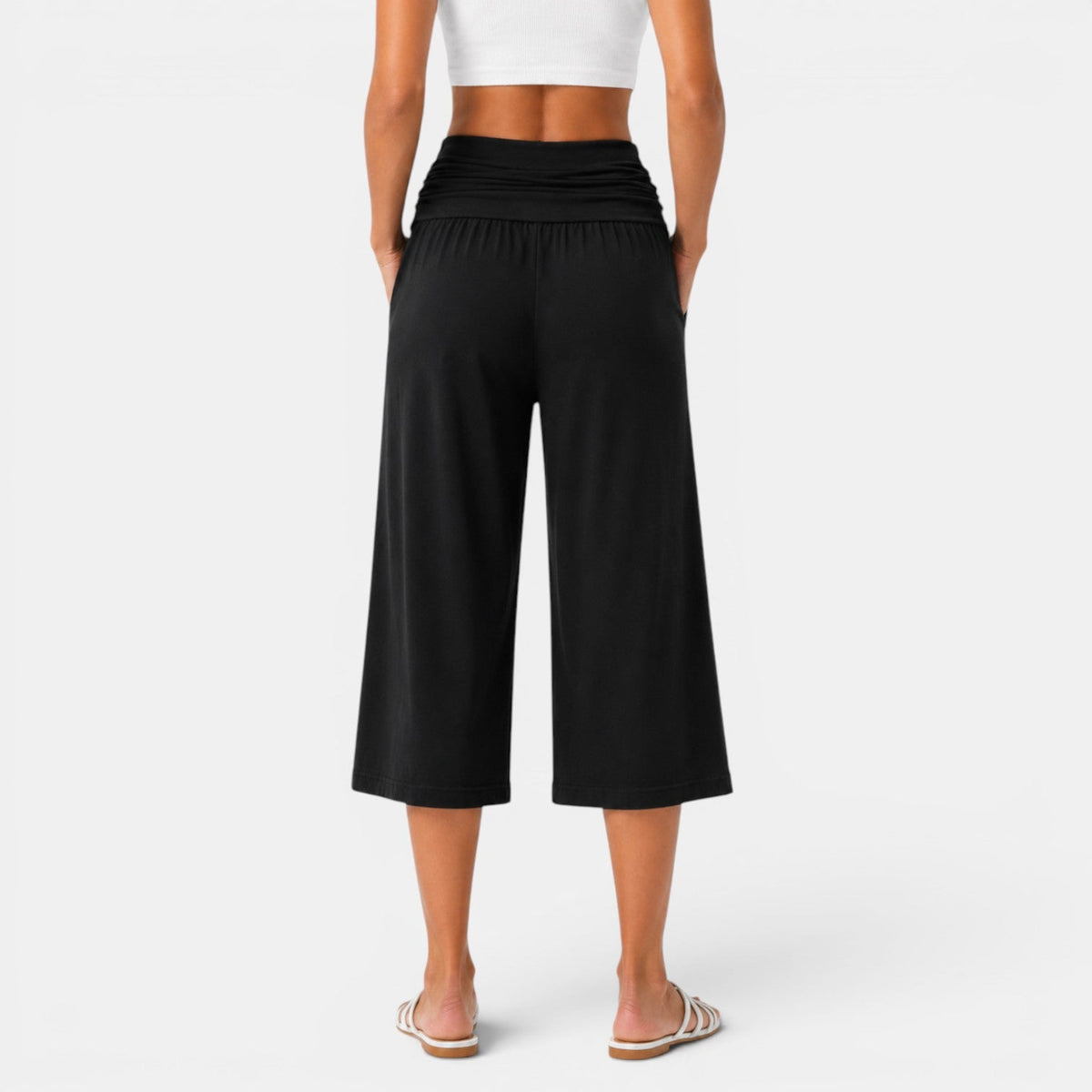 MAITE - Stretch capri pants, image 6