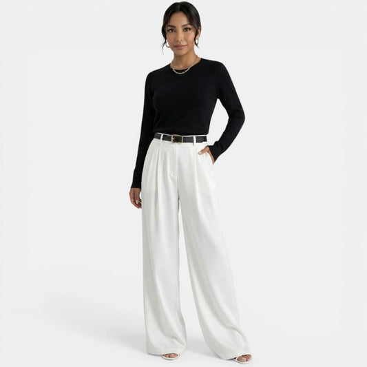 ROSARIO - PANTALON TAILLE HAUTE ÉLÉGANT