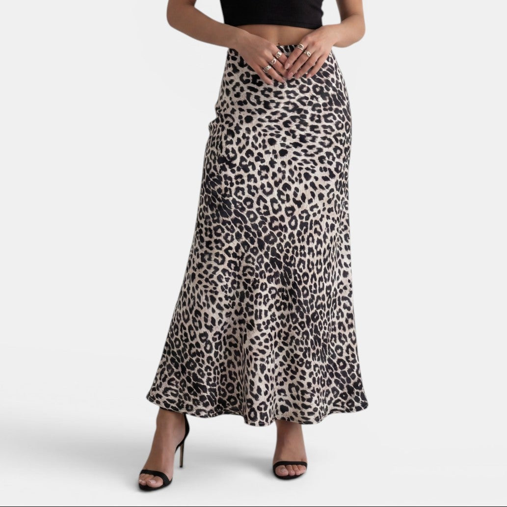 Falda Mujer Leopardo Cola de Sirena