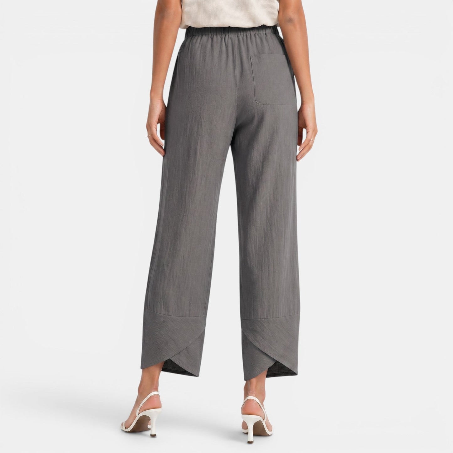 Pantalón Lino Mujer Ancho