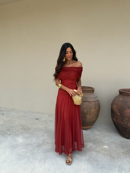 Robe Toledo en Terracotta