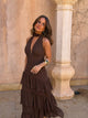 Manila Dress in Brown