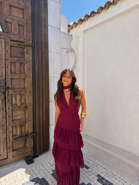 Robe Manila bordeaux