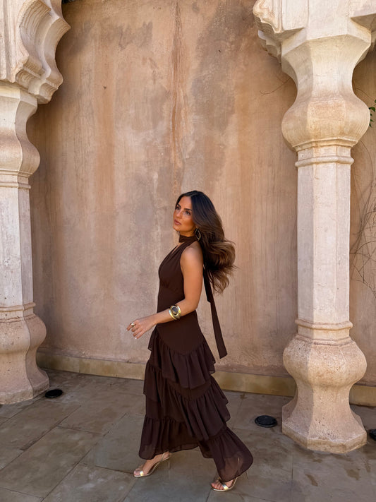 Robe Manila marron
