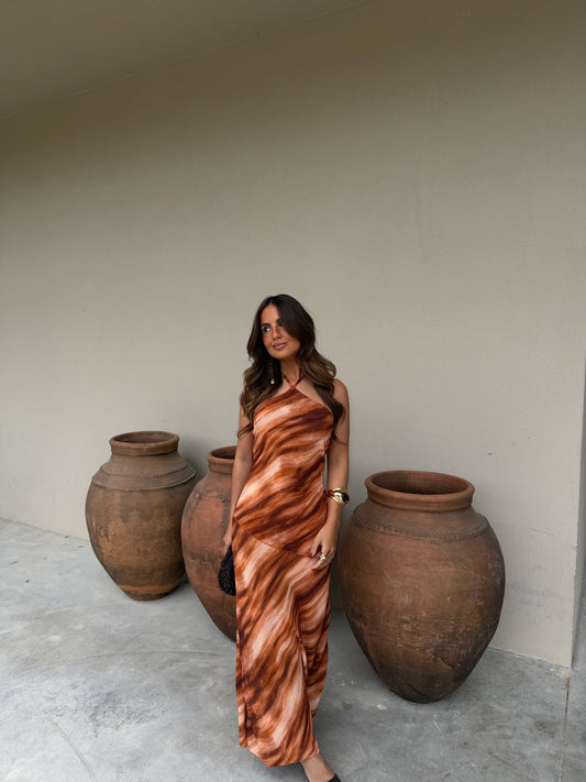ROSANA - ROBE LONGUE À RAYURES