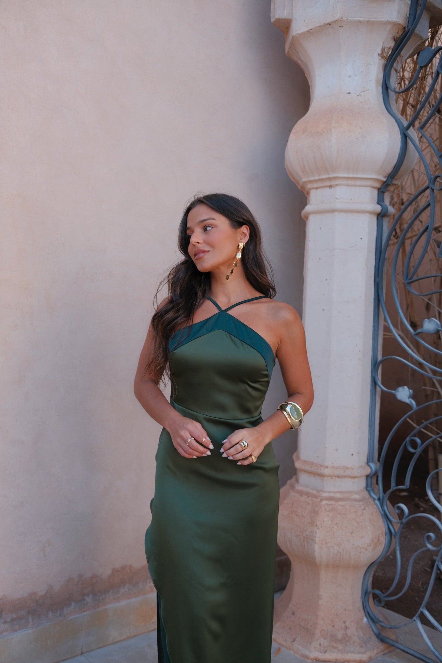 Oasis Dress in Green