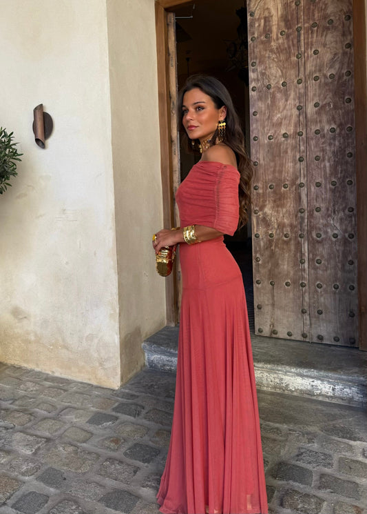 Robe Toledo en Terracota Clair