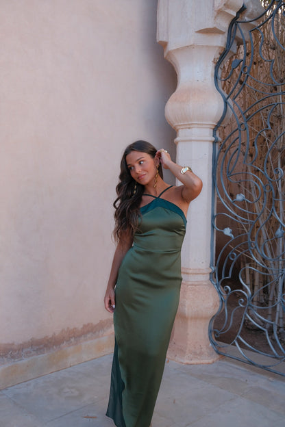 Oasis Dress in Green