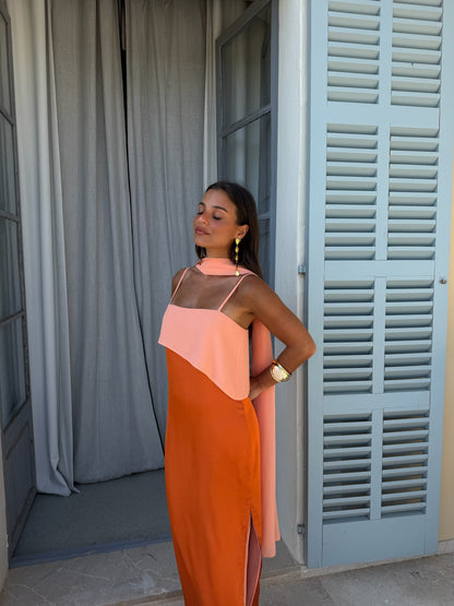 Joanna Dress In Orange