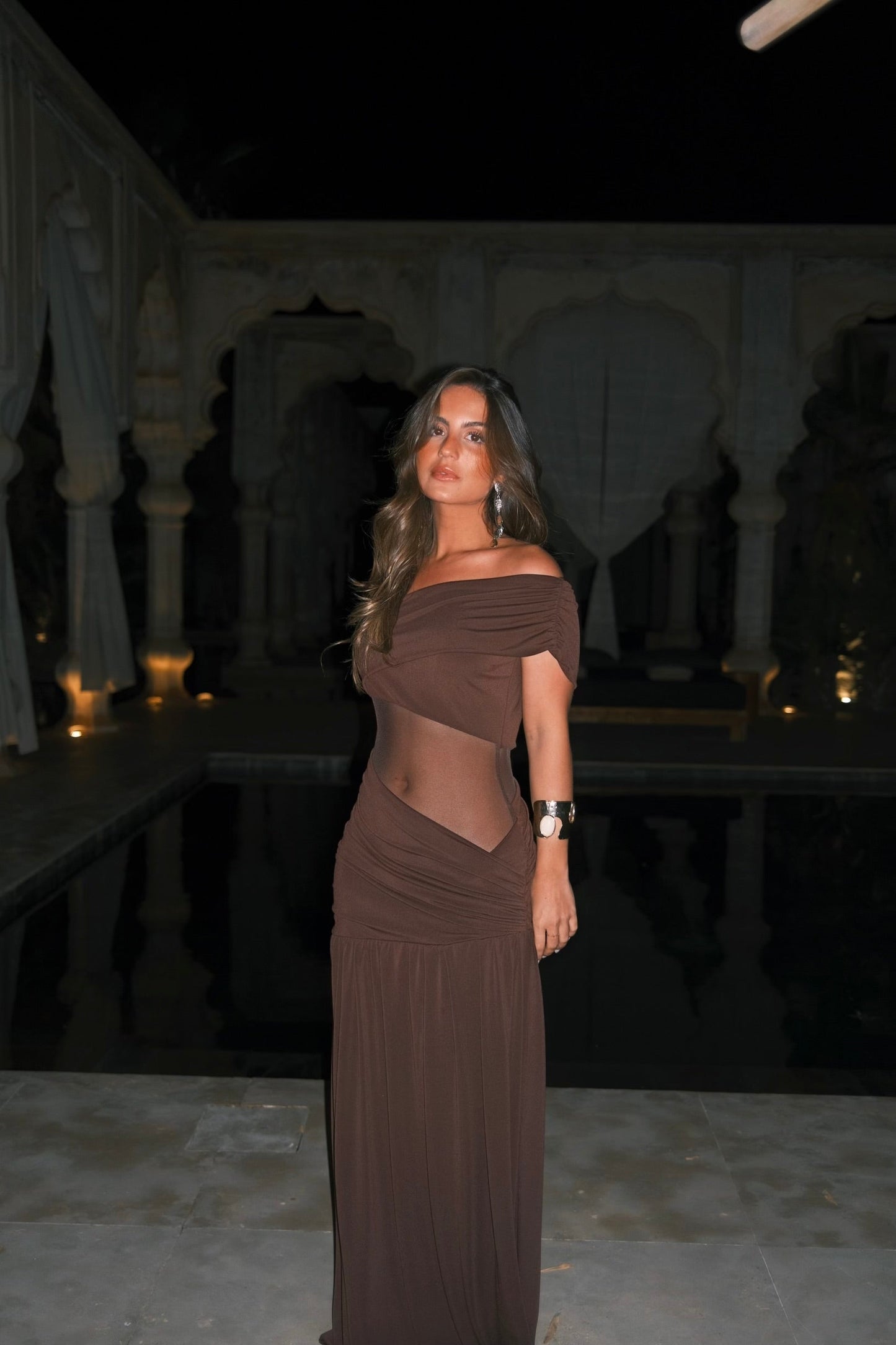 Dune Dress in Brown - Shipping/Envio from 14/08 to 21/08