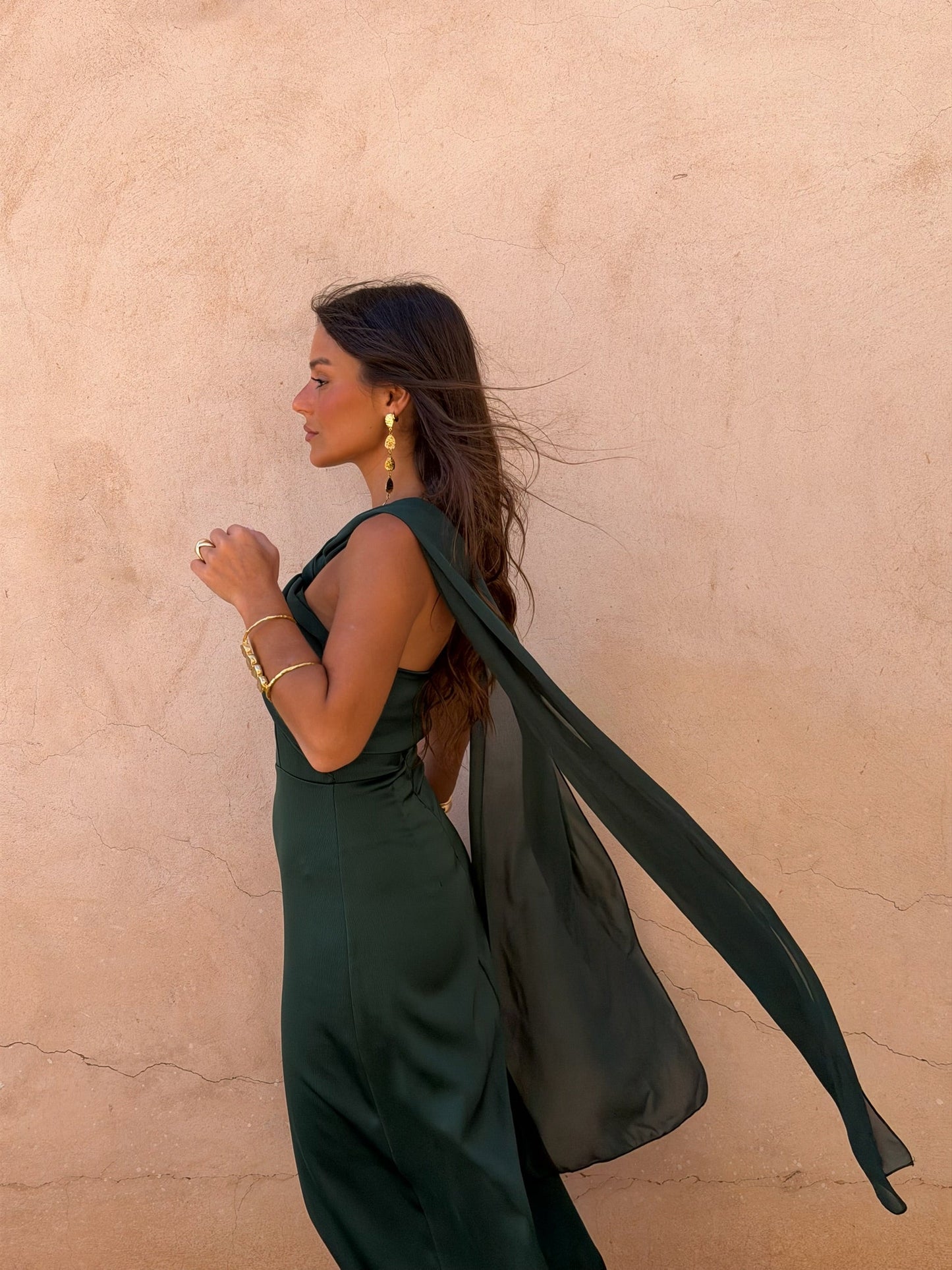 Triana Dress in Green