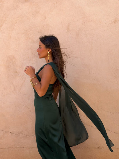 Triana Dress in Green