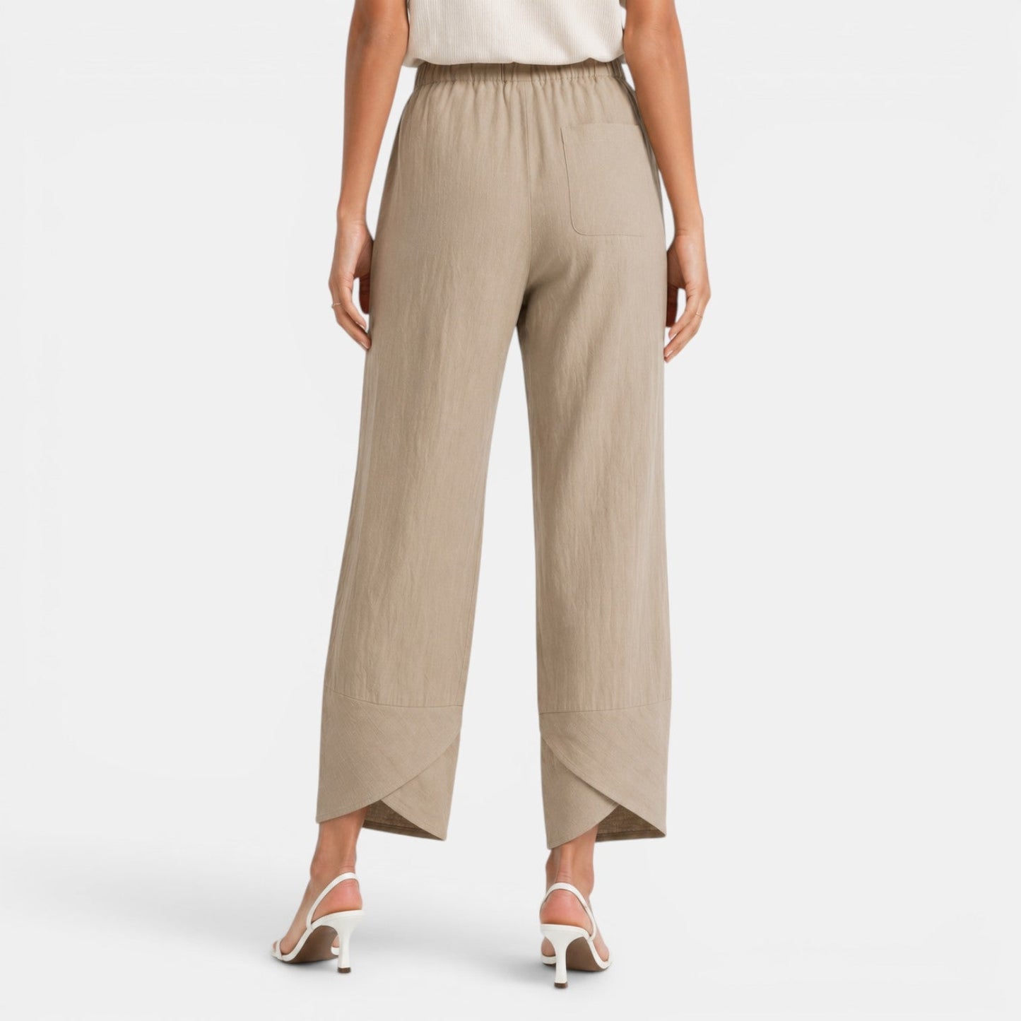 Pantalón Lino Mujer Ancho