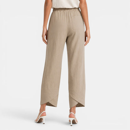 Pantalón Lino Mujer Ancho