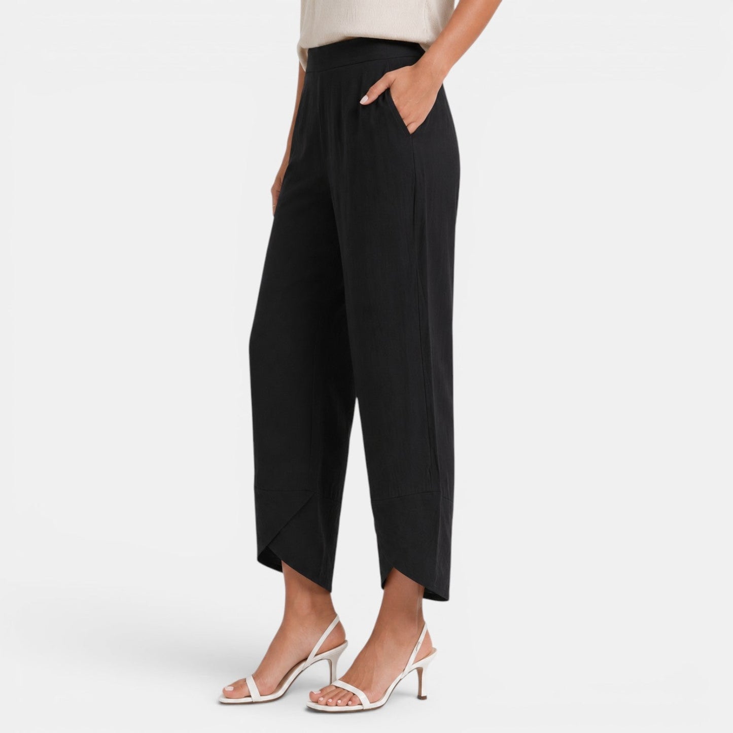 Pantalón Lino Mujer Ancho