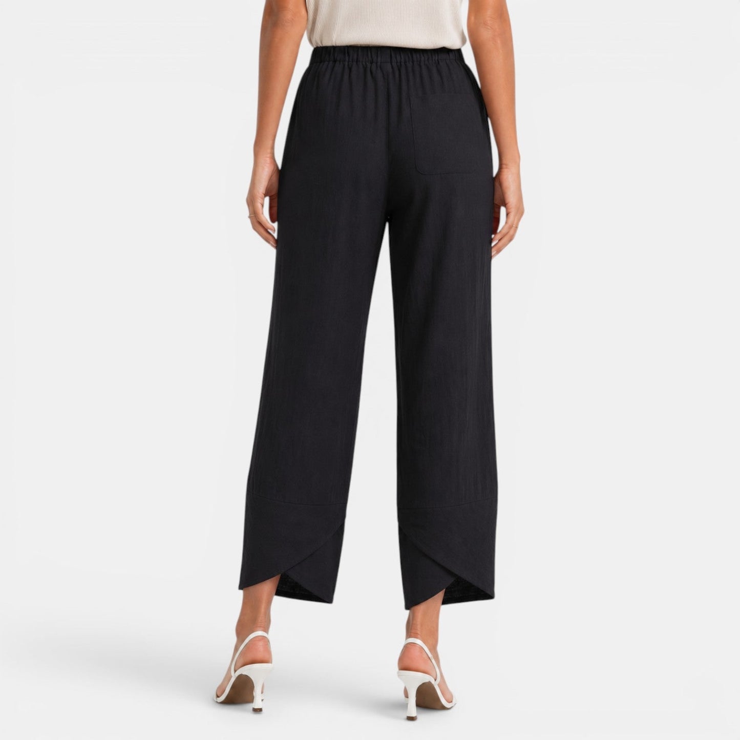 Pantalón Lino Mujer Ancho