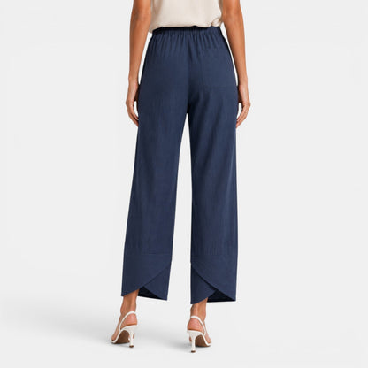 Pantalón Lino Mujer Ancho