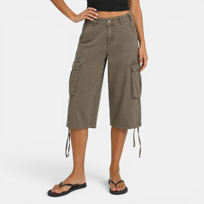 Bermudas Cargo Mujer Camuflaje