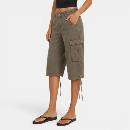 Bermudas Cargo Mujer Camuflaje