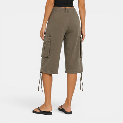Bermudas Cargo Mujer Camuflaje