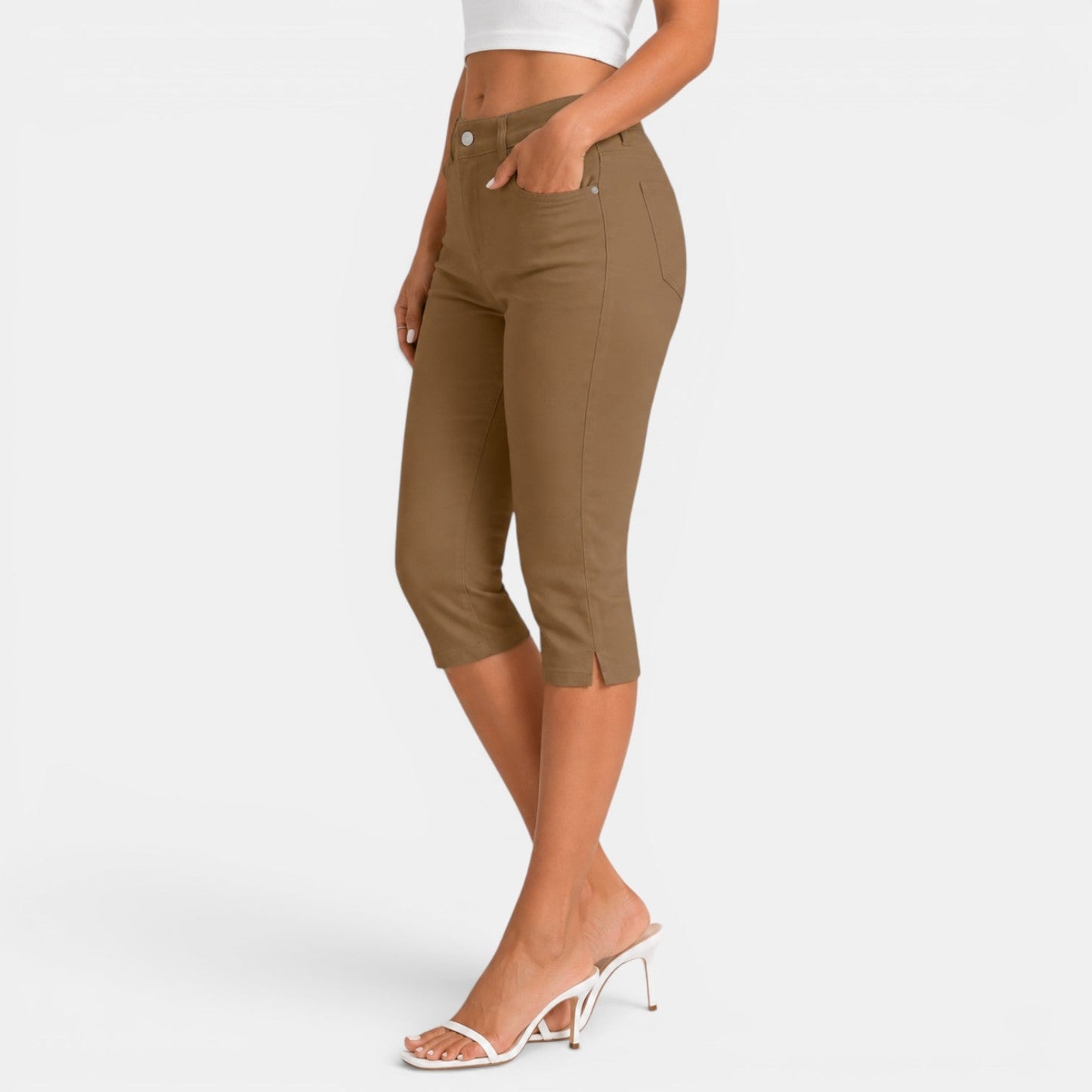 Pantalón Capri Mujer Elástico