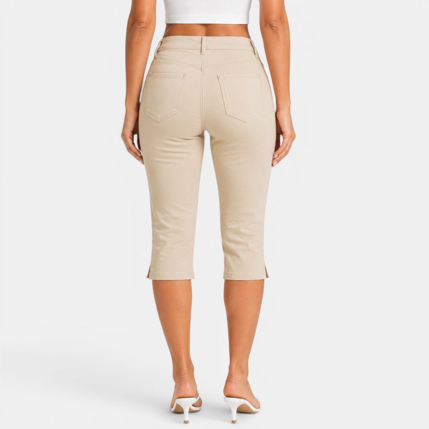 Pantalón Capri Mujer Elástico