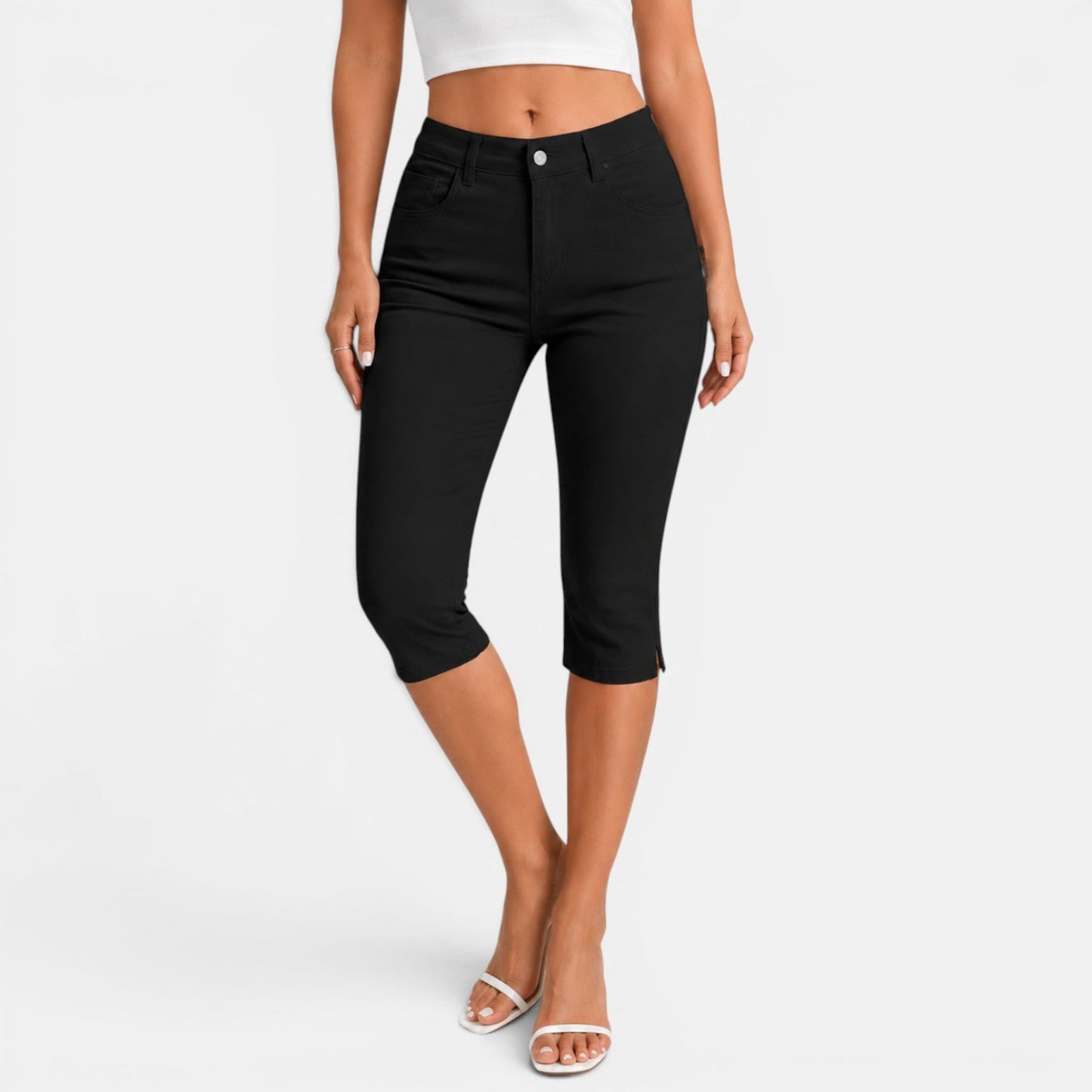 Pantalón Capri Mujer Elástico