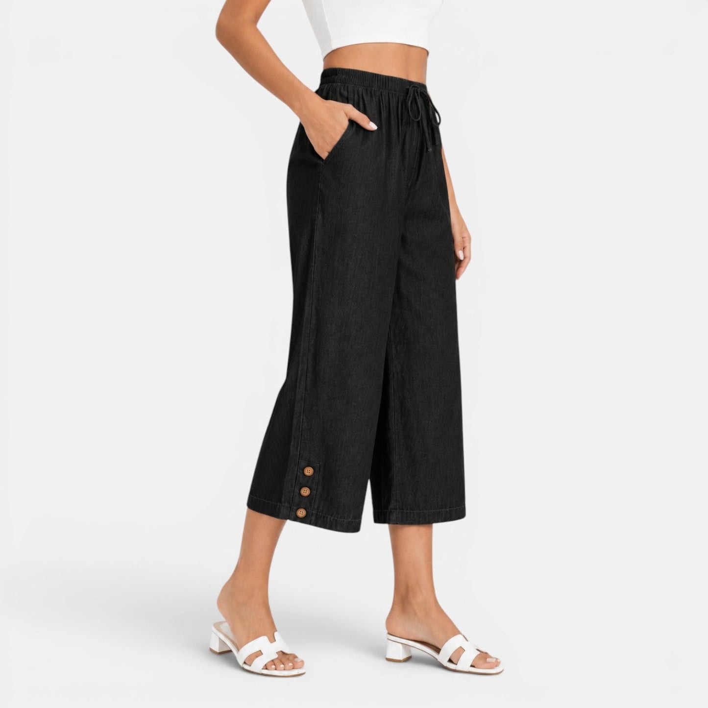 Pantalón Capri Mujer Casual