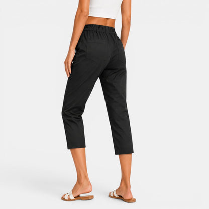 Pantalón Capri Mujer Cintura Alta