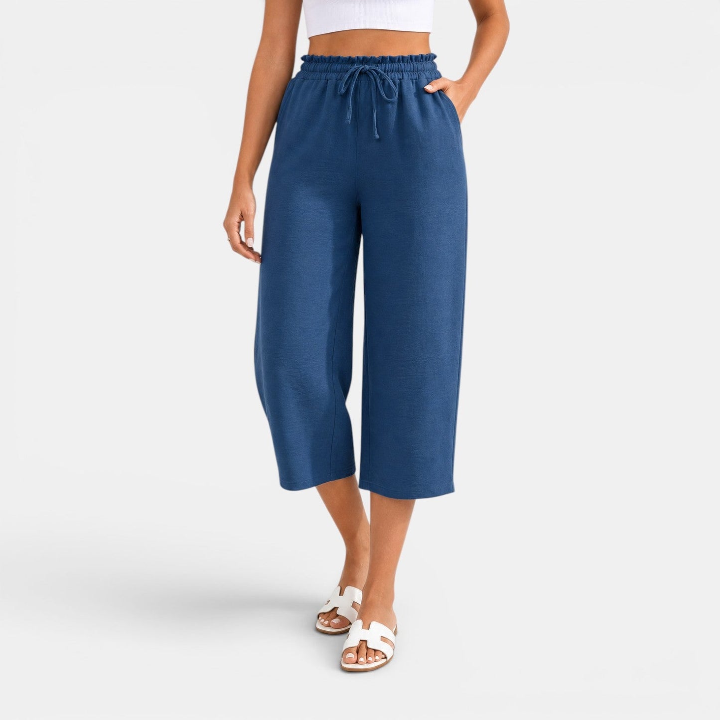 Pantalón Capri Mujer Elegante