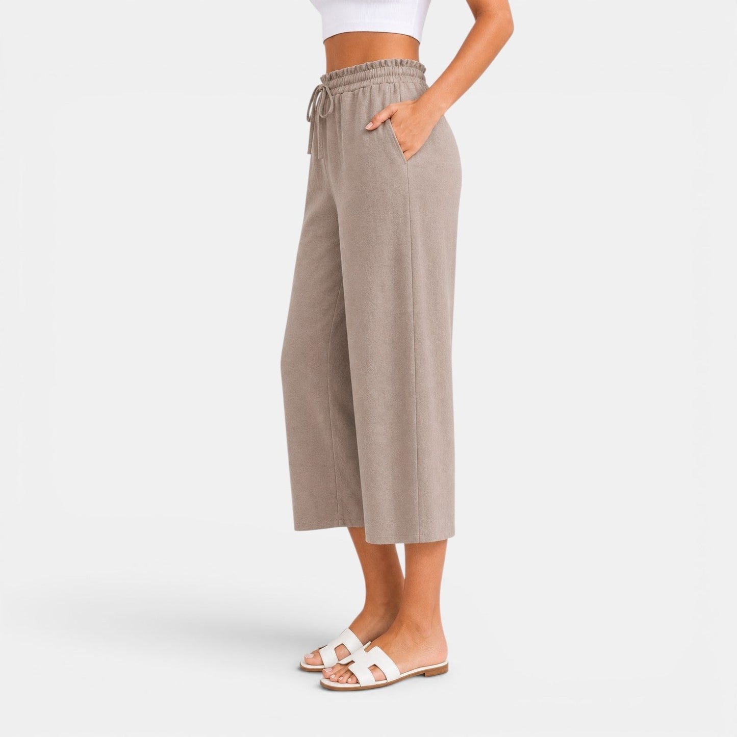Pantalón Capri Mujer Elegante