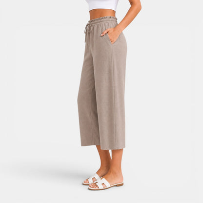 Pantalón Capri Mujer Elegante