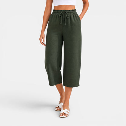 Pantalón Capri Mujer Elegante