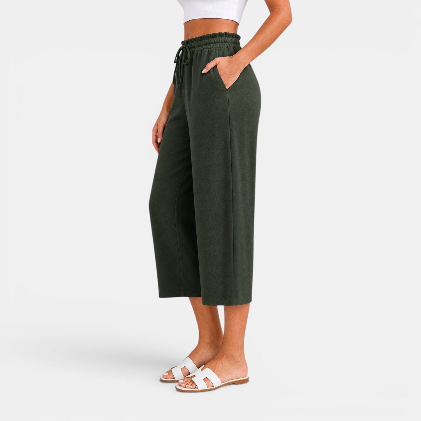 Pantalón Capri Mujer Elegante