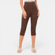 Pantalón Capri Mujer Cintura Alta