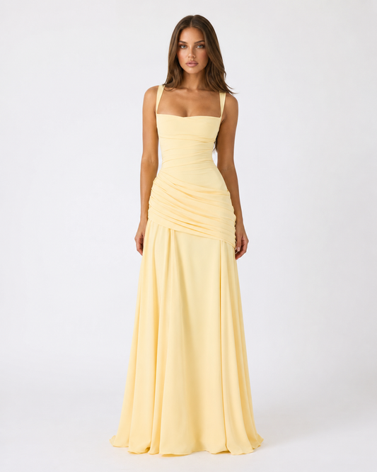 LOLA - VESTIDO LARGO ESCULPIDO