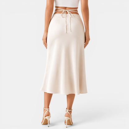 Falda Midi Cut Out Mujer