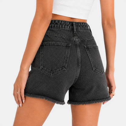 Short Vaquero Mujer Cintura Alta