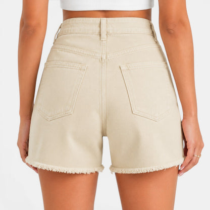 Short Vaquero Mujer Cintura Alta