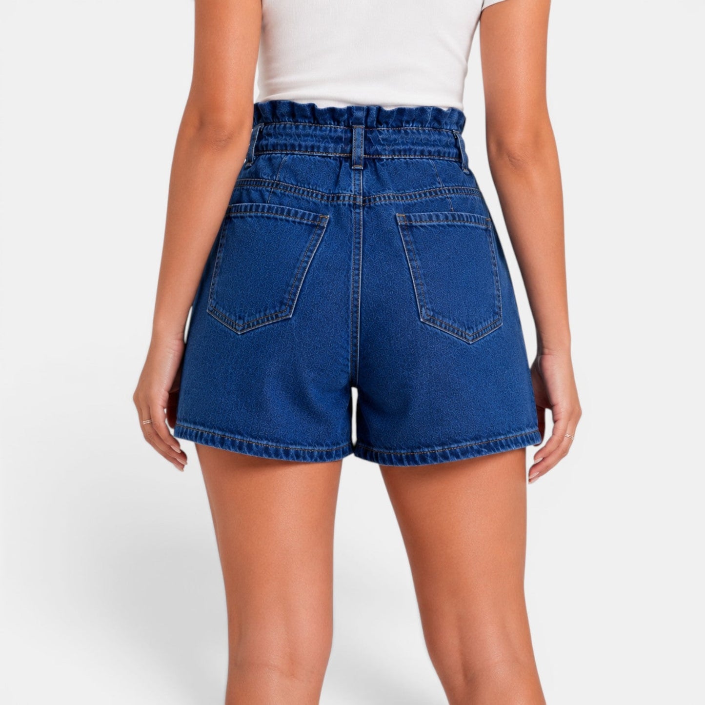 Short Vaquero Azul Mujer