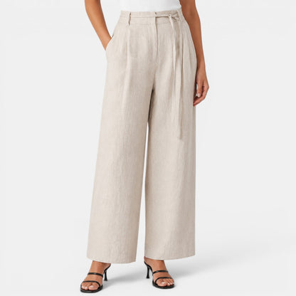 Pantalón Lino Mujer Ancho
