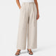 CECILIA - PANTALON LIN LARGE BEIGE