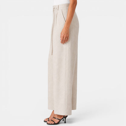 Pantalón Lino Mujer Ancho