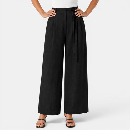 Pantalón Lino Mujer Ancho