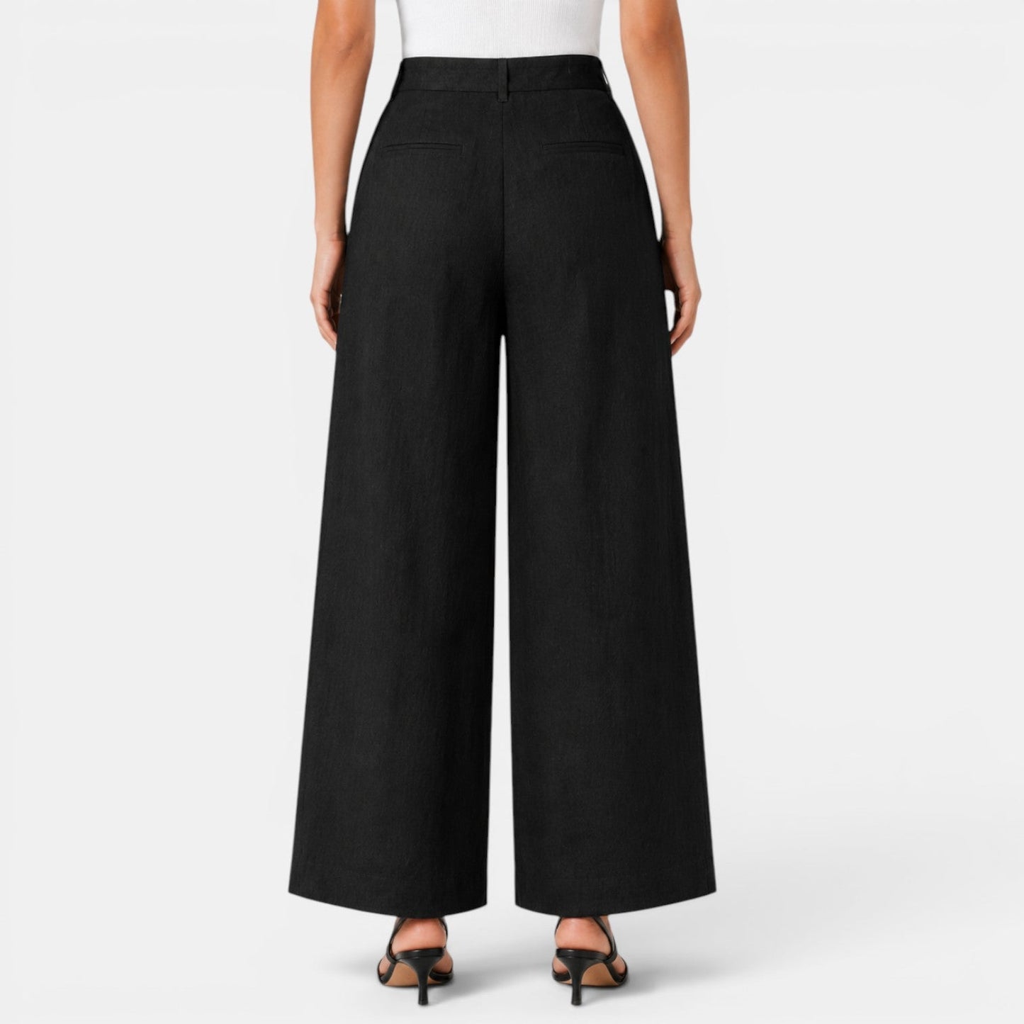 Pantalón Lino Mujer Ancho