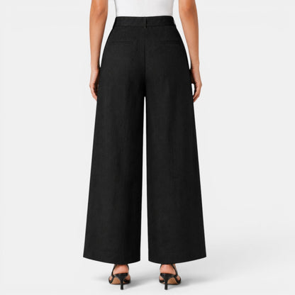 Pantalón Lino Mujer Ancho