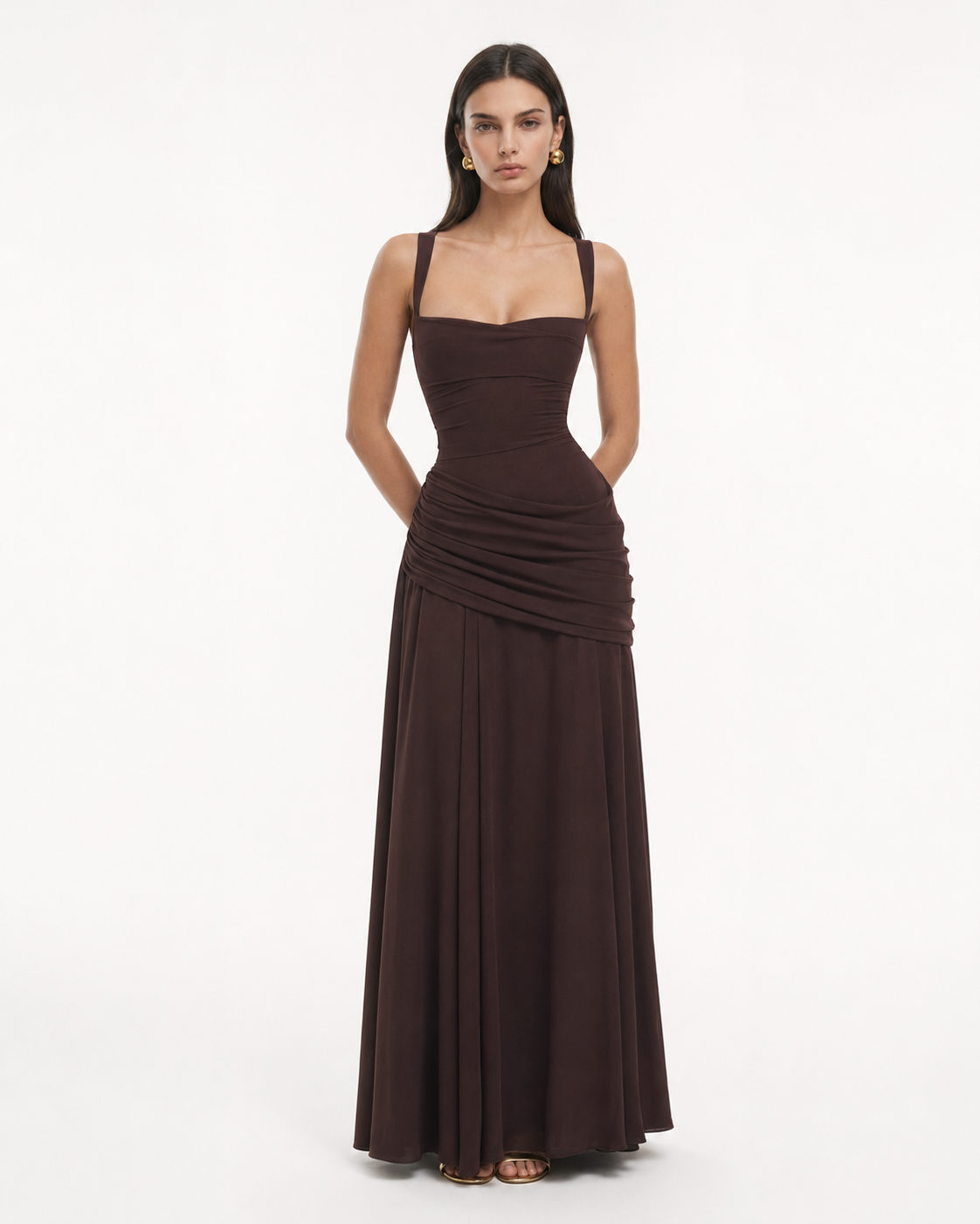 LOLA - VESTIDO LARGO ESCULPIDO