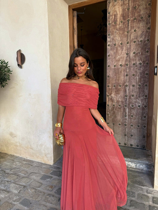 Robe Toledo en Terracota Clair